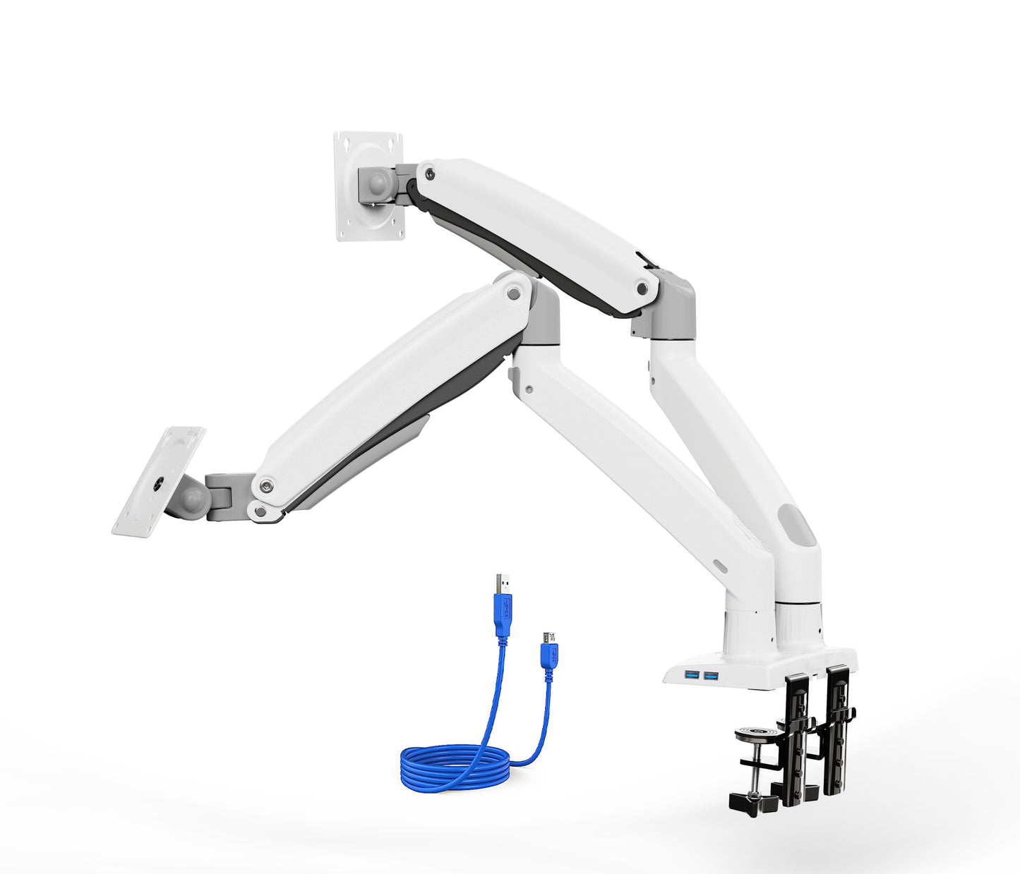 モニターアーム デュアル ガススプリング式 13~35インチ対応