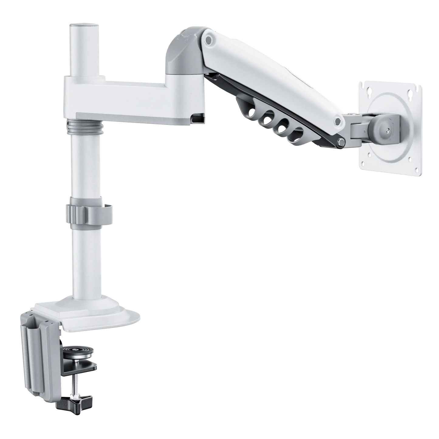 ポール式シングルモニターアーム ガススプリング式 13~32インチ対応