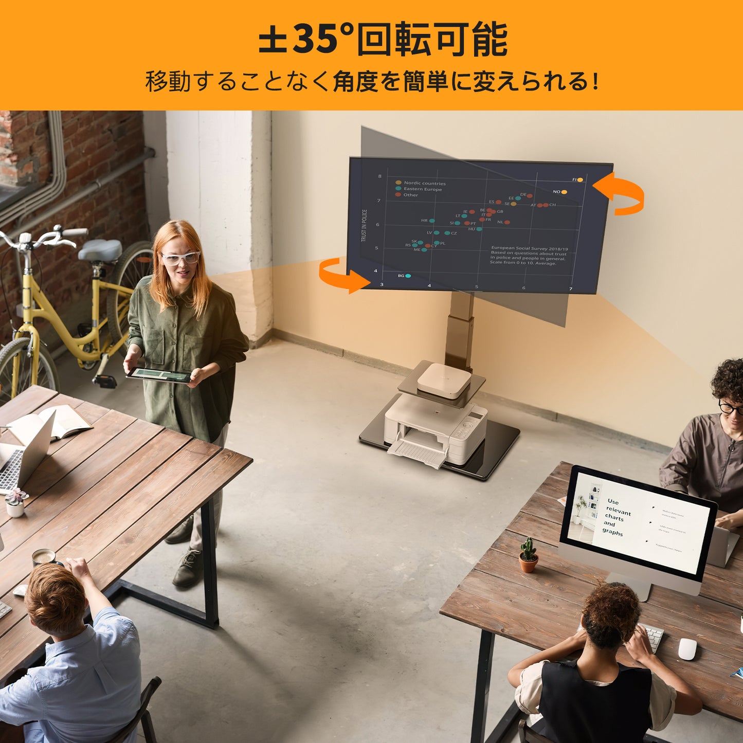 Perlegear テレビスタンド 37~75インチ対応 40kg耐荷重 テレビスタンド 壁寄せ tvスタンド ハイタイプ テレビ台  壁寄せテレビスタンド ハイタイプ 壁寄せテレビ台 tv stand 高さ調節可能 左右35°首振り可能 VESA/横200～600mm/縦100～400mm PGFS02