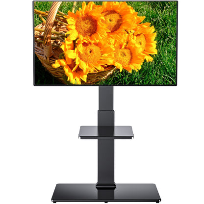Perlegear テレビスタンド 37~75インチ対応 40kg耐荷重 テレビスタンド 壁寄せ tvスタンド ハイタイプ テレビ台  壁寄せテレビスタンド ハイタイプ 壁寄せテレビ台 tv stand 高さ調節可能 左右35°首振り可能 VESA/横200～600mm/縦100～400mm PGFS02